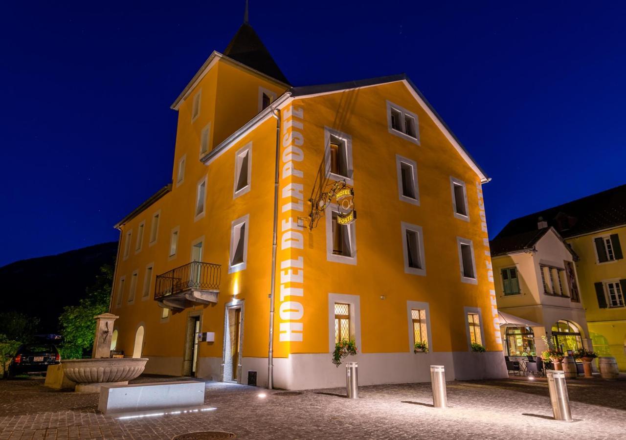 Hotel De La Poste Sierre Exteriör bild
