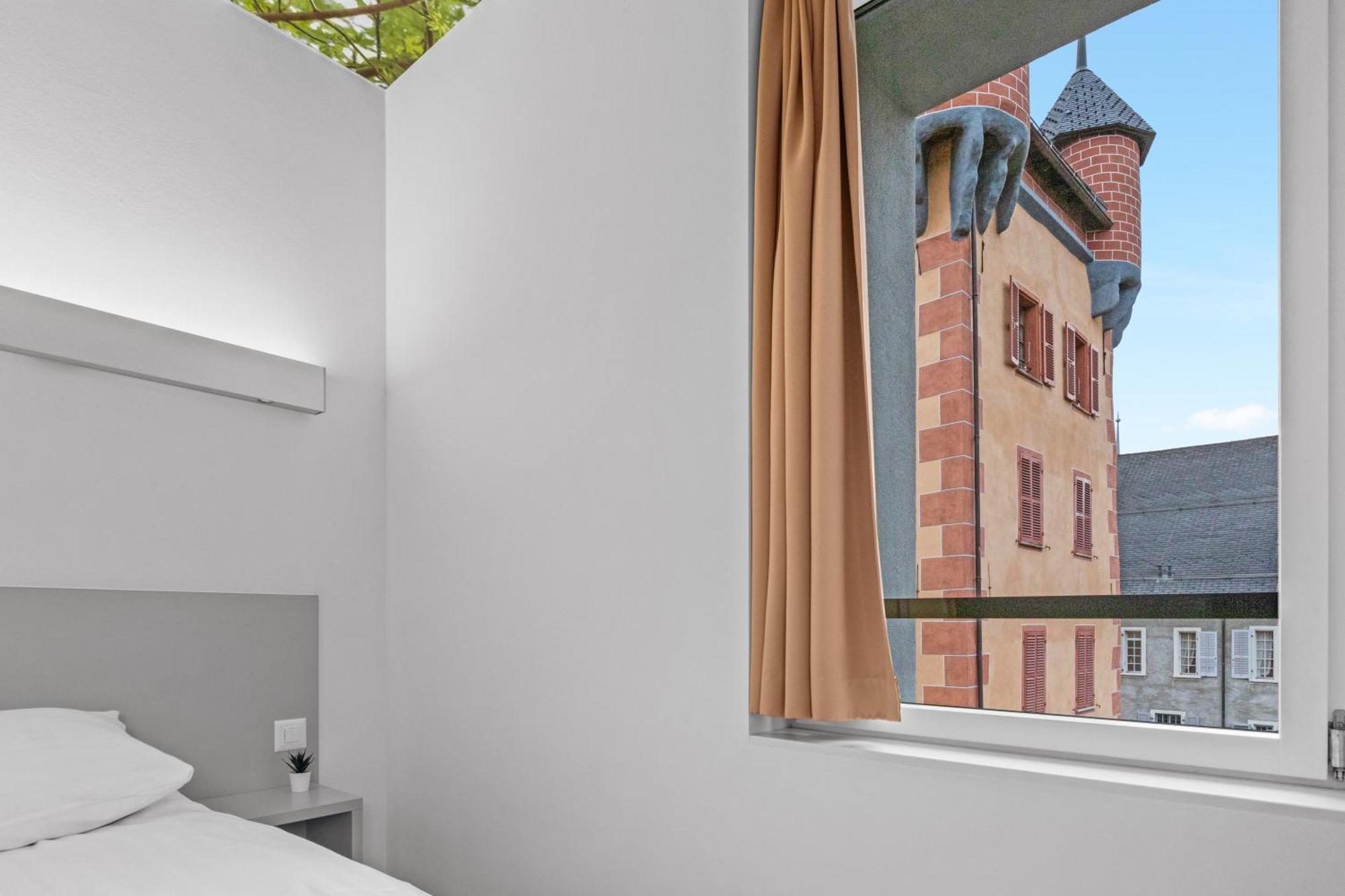 Hotel De La Poste Sierre Exteriör bild